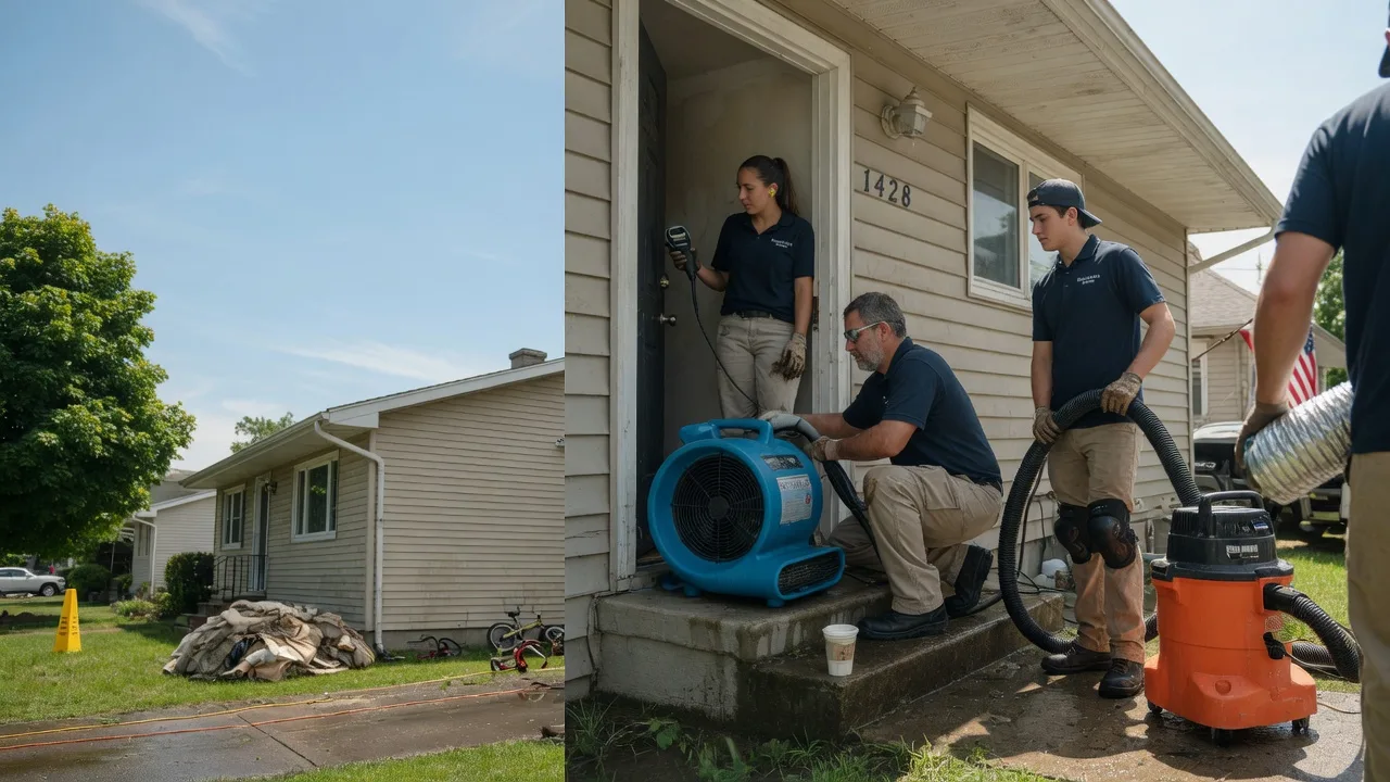 Water Damage Restoration in La Harpe, KS near me